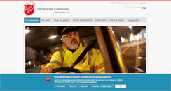 Desktop Screenshot of heilsarmee.de
