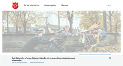Desktop Screenshot of heilsarmee.ch